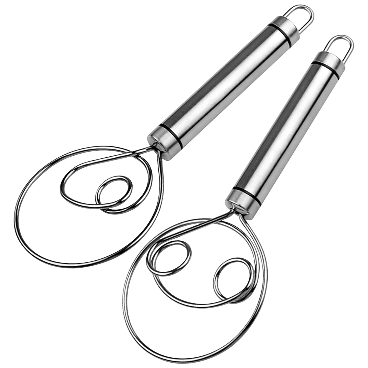 2 Pack Premium Stainless Steel Dutch Whisk