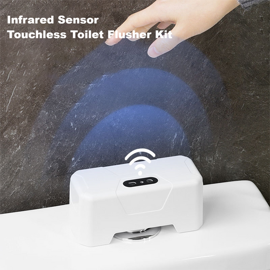 Automatic Toilet Flusher for Home and Public Use.