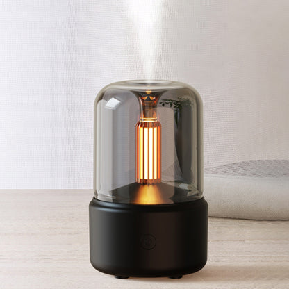 Candle Flame Night Light Humidifier Aromatherapy Diffuser