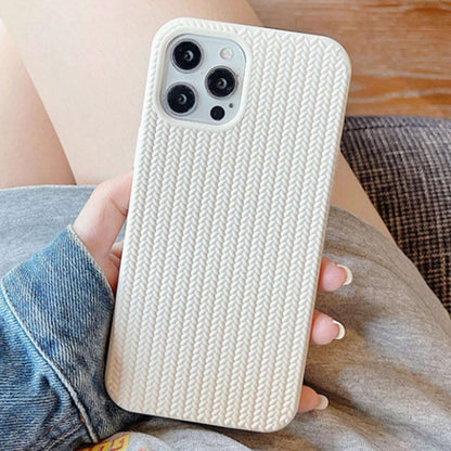 Woven Texture Knitted Style Phone Case for Apple iPhone