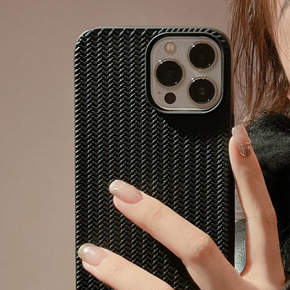 Woven Texture Knitted Style Phone Case for Apple iPhone