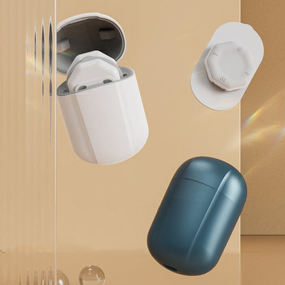 Mini TENS Massager Pod with Sticky Patch Carry Charging Case.