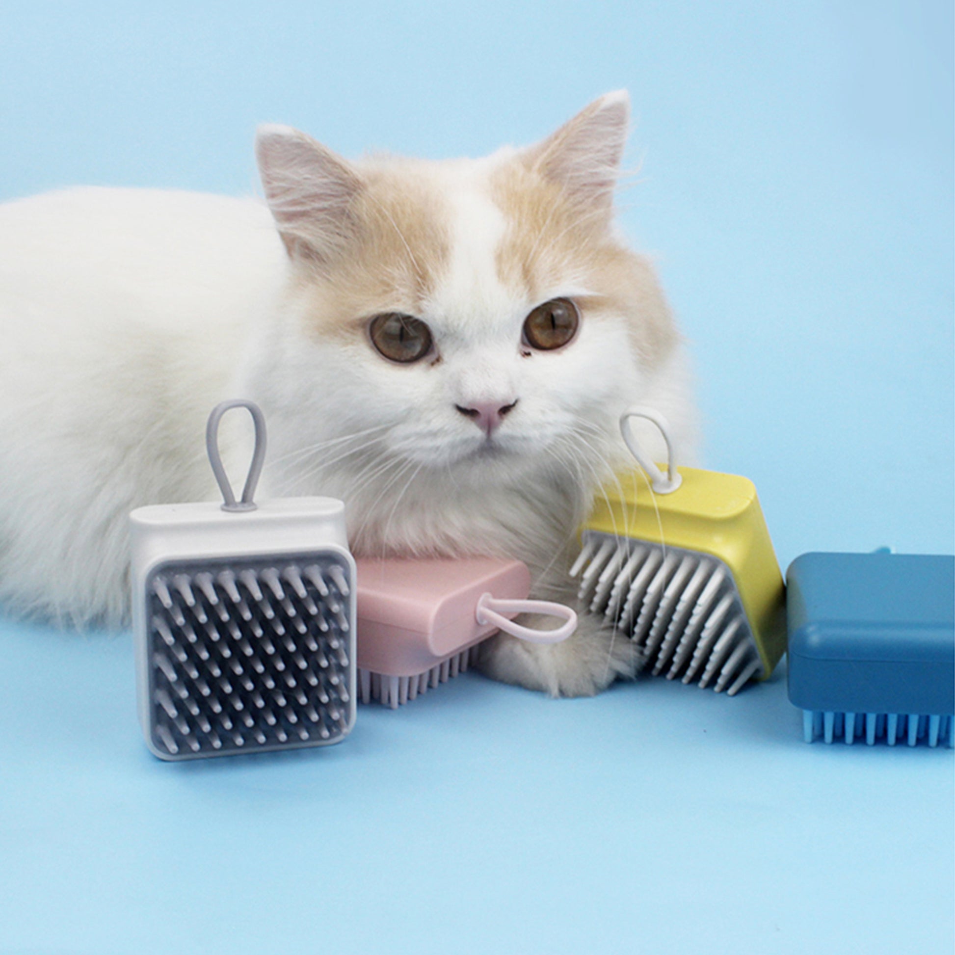 Square Puppy Cat Brush Dog Massage Combs.