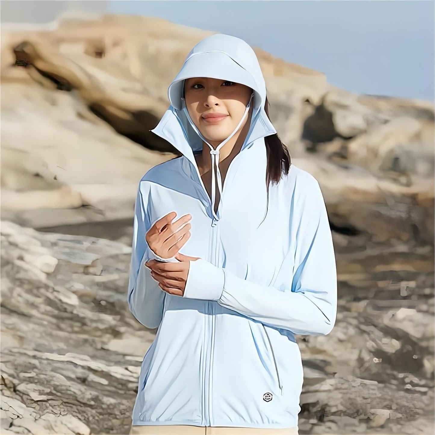 Women's UV Protection Hoodie Jacket UPF 50+.