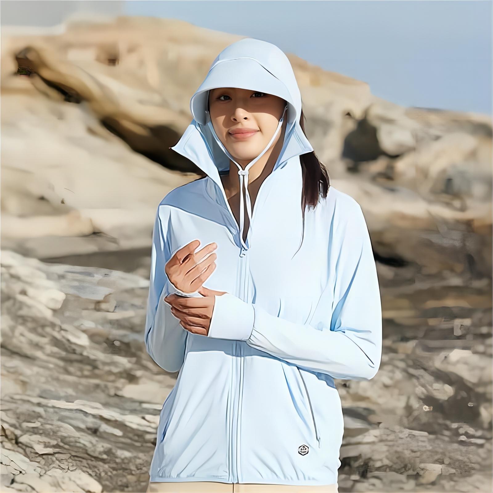 Women's UV Protection Hoodie Jacket UPF 50+.