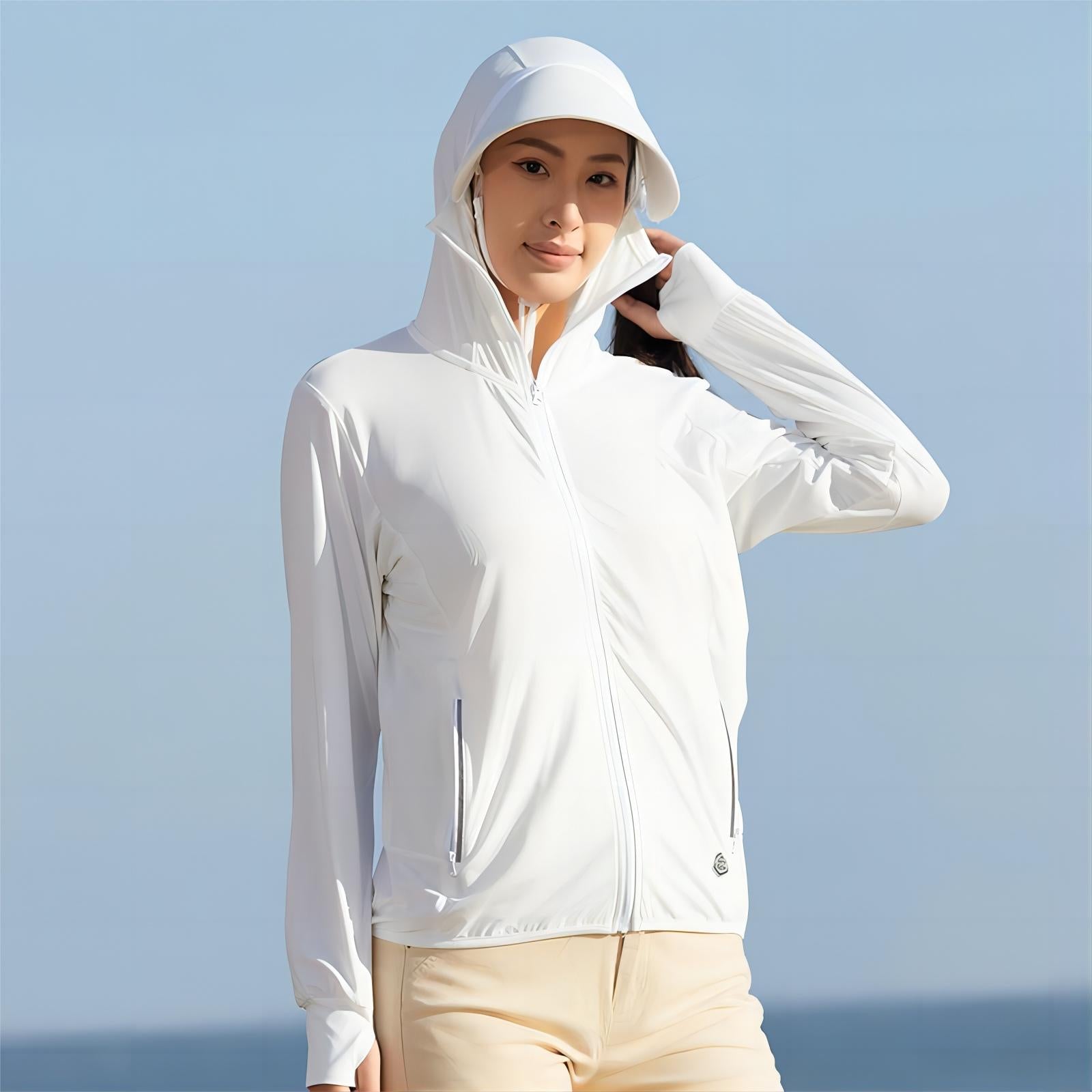 Women's UV Protection Hoodie Jacket UPF 50+.