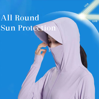 Women's UV Protection Hoodie Jacket UPF 50+.